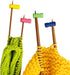 4 PCS Knitting Stitch Stoppers, Colorful Needle Point Protectors?Spring Needle Stopper?Knitting Gifts?Knitting & Crochet Supplies?Knitting Accesso...