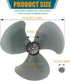 16 Inch Plastic Fan Blades Universal Household Standing Fan Table Fanner Replacement Electric Fan Blades Part General Fans Accessories for Standin...