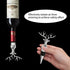 2 Packs Deer Wine Stoppers?Reusable Alloy Wine Bottle Accessories Stoppers for Home Bar or Party (Sliver+gold)...