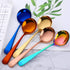 Broth Round Spoon Set, 8-Piece Reusable Stainless Steel Dinner Table Cereal Soup Spoon, Camping Ramen Spoons...