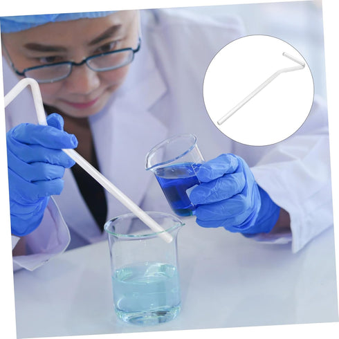 4pcs Glass Coating Rod Cell Accessories Difusser Laboratory Stirring Rod Laboratory Spreading Wide Spreading Cell Spreading Labs Rod Tool Glass Ro...