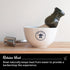 Ceramic Textured Shaving Bowl – Shave Soap & Shaving Cream Dish, Textured for Rich Lather (White)...