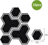 10 Pcs Self-Adhesive Hexagonal Matte Frosted Vinyl Floor Wall Tiles Sticker for Home Decor, Peel and Stick Stone Effect Foaming Flooring Tiles, 20...