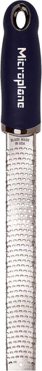 Microplane Premium Citrus Zester and Parmesan Grater (Dark Blue) - Blade Made in the USA...