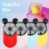 Cute Mouse Personal Mini Fan, Rechargeable Handheld USB Fan, 3 Adjustable Wind Speeds and Wearable Design, Portable Pocket Size for Indoor Or Outd...