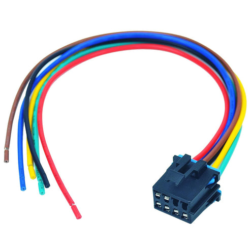AC Heater Climate Fan Speed Control Connector Wiring Harness for Chevy Silverado 1500 2500 3500 Tahoe 1996-1999, Replace 15306189, PT1346...