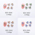 10Pcs Silver Heart Nail Art Charms Rhinestones for Nails Valentine's Day Decals 3D Luxury Love Crystal Nail Rhinestones Gems Love Crystals Diamond...