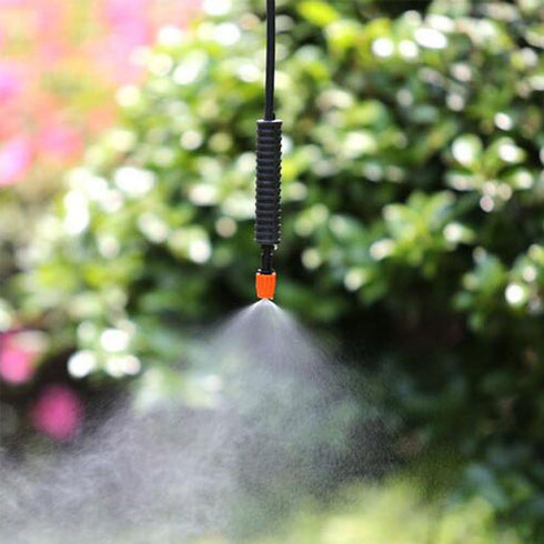50pcs Garden Irrigation Micro Flow Dripper Head, Micro Spray Adjustable Flow Irrigation Drippers, Sprinklers Emitter System Adjustable Micro Drip ...