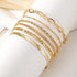 KISS WIFE Gold Bracelets for Women, Thin Dainty Stackable Bracelet Pack, Simple Trendy Adjustable Bracelets Set, Fashion Accessories Jewelry Gifts...