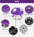 Aliotech Mini Cute Table Dust Vacuum Cleaner Mushroom Shaped Portable Corner Desk Vacuum Mini Dust Sweeper (Purple)...