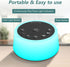 Color Noise Sound Machines with 10 Colors Night Light 25 Soothing Sounds and Sleep White Noise Machine 32 Volume Levels 5 Timers Adjustable Bright...