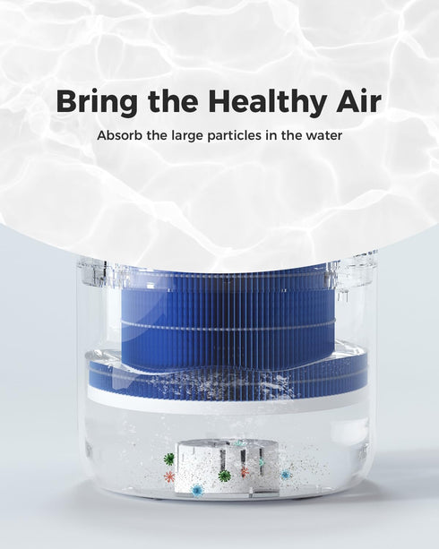 Lamon Small Ceramic Filter for MistZero Evaporative Humidifier, Eliminate White Mist, Prevent Hard Water Build-Up, Filter Mineral Deposits...