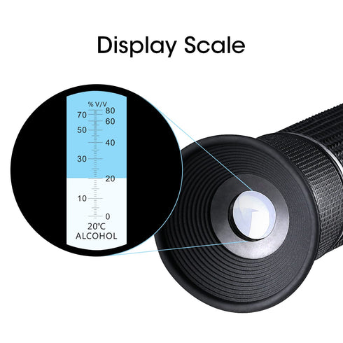 Brix Meter Refractometer 0~90%, LEERCHUANG Handheld Brix Refractometer, High Accurate Brix Measurement with ATC for Fruit, Beverages&Juice, Honey,...
