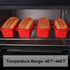 SILIVO 4 Pack Mini Loaf Pans - Nonstick Silicone Bread Baking Pans for Small Loaf and Meatloaf - 5.7x2.5x2.2 Inch...