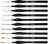 10 PCS Miniature Paint Brushes Kit, Fine Detail Painting Brush Micro Professional Tiny Paints Brush Set for Watercolor, Oil, Face, Acrylic, Nail, ...