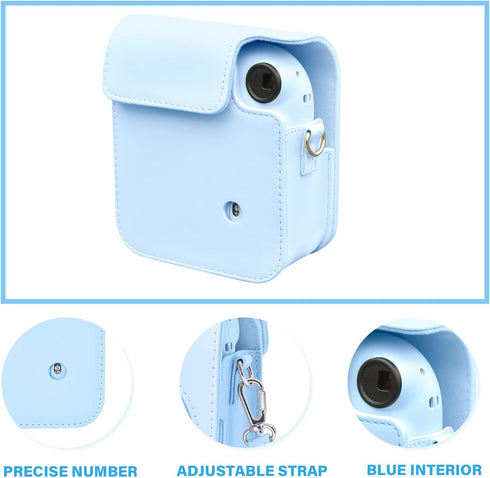 Rieibi Camera Case Compatible with Fuji Instax Mini 12 - Polaroid Instax 12 Carry Case for Fujifilm Instax Mini 12 Instant Camera - Fuji mini 12 B...