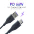 High-Speed Coiled Car Charger Cable - 66W PD Fast Charging, USB Type A to USB C USB-C Charging Cable Compatible......