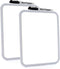 8.5" X 11" Dry Erase Board with Marker Sturdy Frame Mount Horizontally or Vertically Helps You to get Organised Perfect for Home or Office (Pack o...