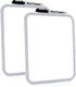 8.5" X 11" Dry Erase Board with Marker Sturdy Frame Mount Horizontally or Vertically Helps You to get Organised Perfect for Home or Office (Pack o...