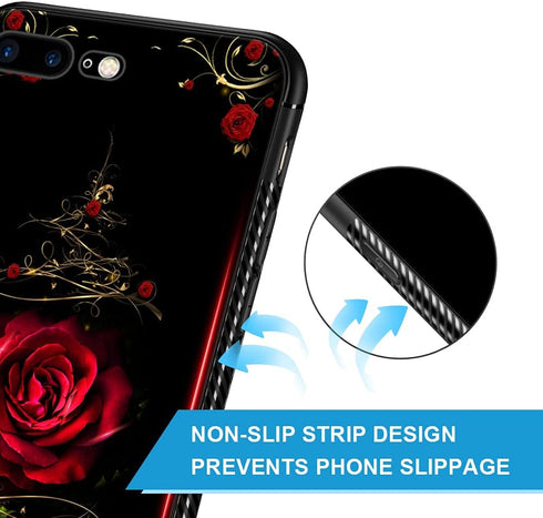 Compatible with iPhone SE 2022 Case,Pattern Design Hard PC Back Cover Non-Slip Soft TPU Protective Case for iPhone SE 2022 for Women 4.7inch-A0-Sp...