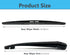 Rear Window Wiper Arm & Blade Replacement for Honda Odyssey 2005-2010 Rear Windshield Wiper Arm & Blade, Factory OE Style Rear Window Wiper Arm Bl...