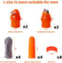 12 Pcs Gardening Silicone Thumb Knife Harvesting Tool, Separator Finger Plant Fruit Picking Knife Garden Tool (L)...