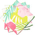 Sparkle and Bash - 3 Pack Tropical Plastic Tablecloth - 54x108 Inch Rectangle Hibiscus Floral Aloha Table Cover for Hawaiian Luau Party Supplies D...