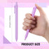 Fulmoon 50 Pcs Ballpoint Pens Bulk Retractable Comfortable Writing Pens Cute Back to School Supplies in Medium Point 1.0 mm for Teacher Student Br...