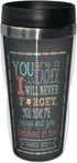 Tree-Free Greetings Jo Moulton Teacher Thanks Travel Mug, Stainless Lined Coffee Tumbler, 16-Ounce - Gift for Teacher Appreciation Week Day...