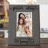 KATE POSH I'll Love You Forever, I'll Like You for Always, as Long as I'm Living, My Mommy You'll be. Engraved Grey Leather Picture Frame. Mother'...
