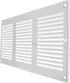 Vent Systems 12'' x 6'' Inch White Air Vent Cover Metal Air Return Grill with Built in Pest Guard Screen HVAC Vent Cover for Home Improvement Vent...