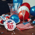 Patriotic Decorations, Happy 4th of July Sign, Desk Plaque with Stand, American flag elements, 4th of July Decor, Independence Day Decorations for...