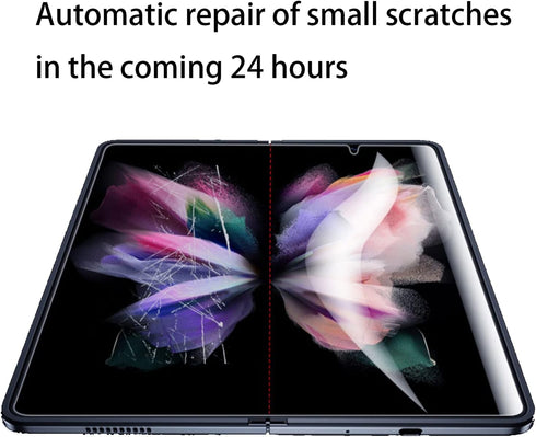 Anti-Spy Inner Screen Protector Designed for Samsung Galaxy Z Fold 4 5G 2022 and Privacy Outer Screen Protector Soft Anti-Scratch Film Anti-Peepin...