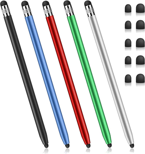 Stylus Pens for Touch Screens, 5 Pack Stylus Pen for iPad iPhone Android Chromebook Tablets and More Capacitive Touchscreen Devices High Sensitivi...