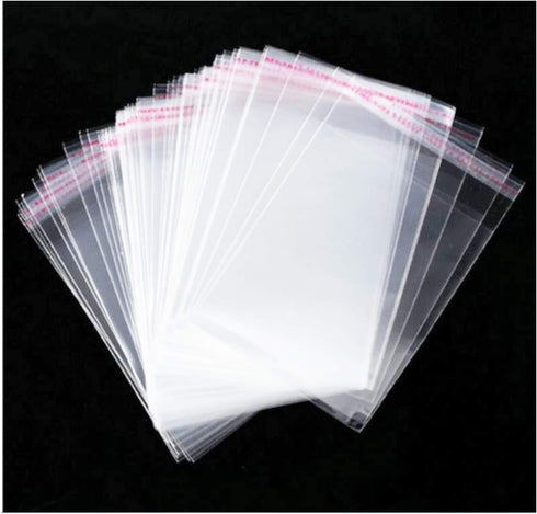 Cellophane Bag 5 x6.5 inch Clear Resealable Bags Plastic Self Adhesive Bags Good for Bakery,Favors, Candle, Soap, Cookie Office Stationery Storage...