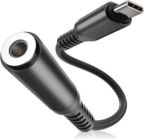 Elebase USB Type C to 3.5mm Adapter,1/8 Inch Headphone Jack Audio Aux Converter for Samsung Galaxy Z Fold Flip,S22 S23 S24,Note 10 20,Tab,iPhone 1...