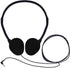 Bulk Over The Head Inexpensive Disposable Headphones Wholesale Lot Kids Individually Bagged for Schools, Libraries, Hospitals (1 Pack, Black)...