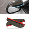 2Pcs Car Rear View Mirror Rain Visor Guard, Carbon Fiber Car Side Mirror Rain Eyebrow Guard, Auto Mirror Rain Visor, Car Exterior Trim Accessories...