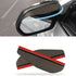 2Pcs Car Rear View Mirror Rain Visor Guard, Carbon Fiber Car Side Mirror Rain Eyebrow Guard, Auto Mirror Rain Visor, Car Exterior Trim Accessories...