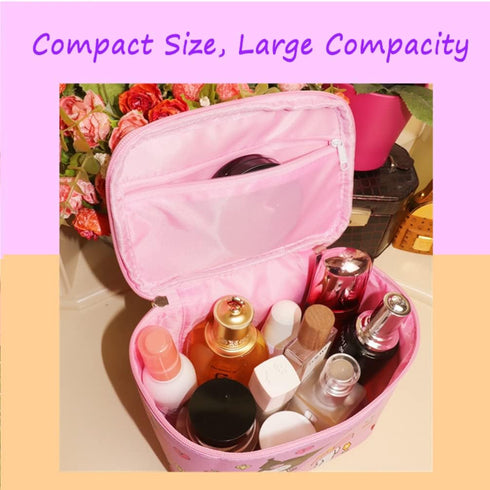 Kerr's Choice Kawaii Makeup Storage Box Cute Bunny Cosmetic Bag Kawaii Bunny Makeup Bag Cartoon Pencil Container...
