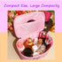 Kerr's Choice Kawaii Makeup Storage Box Cute Bunny Cosmetic Bag Kawaii Bunny Makeup Bag Cartoon Pencil Container...