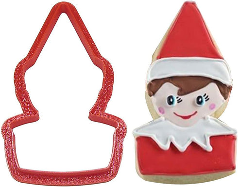 Cute Elf Cookie Cutter 4.25 Inch - Hand Made in the USA...