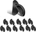 Eyeglass Nose Pads, Stick on Anti-Slip Soft Silicone Adhesive Nose Pads for Glasses Eyeglasses Sunglasses 12 Pairs Black...