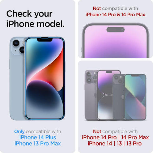 Spigen Tempered Glass Screen Protector Compatible with iPhone 14 Plus/iPhone 13 Pro Max - Sensor Protection......