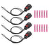 Ignition Coil Connector Harness 9U2Z14S411EA Compatible with V6 V8 Flex F150 F250 F350 Explorer for Lincoln MKS MKT MKX S2280 WPT931, 4 Pcs...