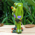 Frog Figurines Statue Cute Creative Funny Green Frog Sculpture for Home Desk Bathroom Decoration YX6082E...