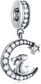 Animal Pets Charms, 925 Sterling Silver Sea Life, Elephant, Bunny, Panda Bear, Turtle Beads, fits European Bracelet Necklace, Gifts for Mom/Friend...