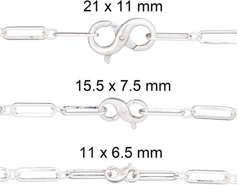 Bracelet Extender Silver - .925 Sterling Silver Necklace Extender Silver - Lobster Claw Clasps for Jewelry Making Finding Repair Kit Lobster Clasp...