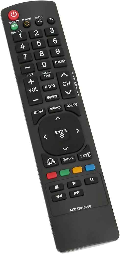 New AKB72915206 Remote Control Compatible with LG LCD LED TV 19LD350 22LD350 26LD350 32LD350 32LD320 32LD450 37LD450 42LD450 47LD450 42LD420 47LD4...