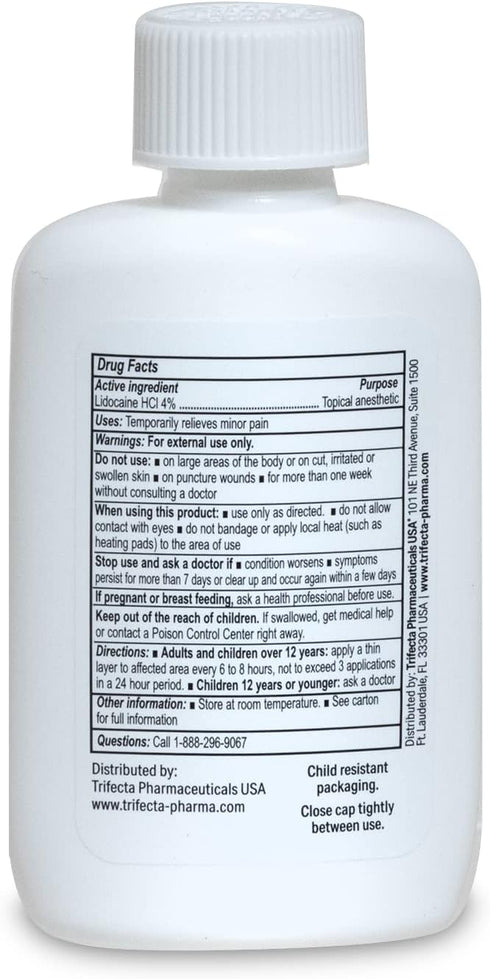 Globe Lidocaine 4% Multi-Symptom Relief Cream 1.75 oz, Numbs Away Pain & Itch, Steroid Free Non-Greasy Formula (Compare to Gold Bond w/Lidocaine)...